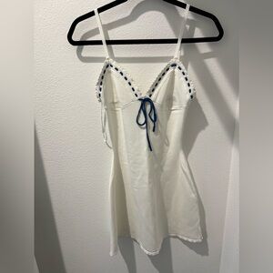 White fox for your love mini dress size small